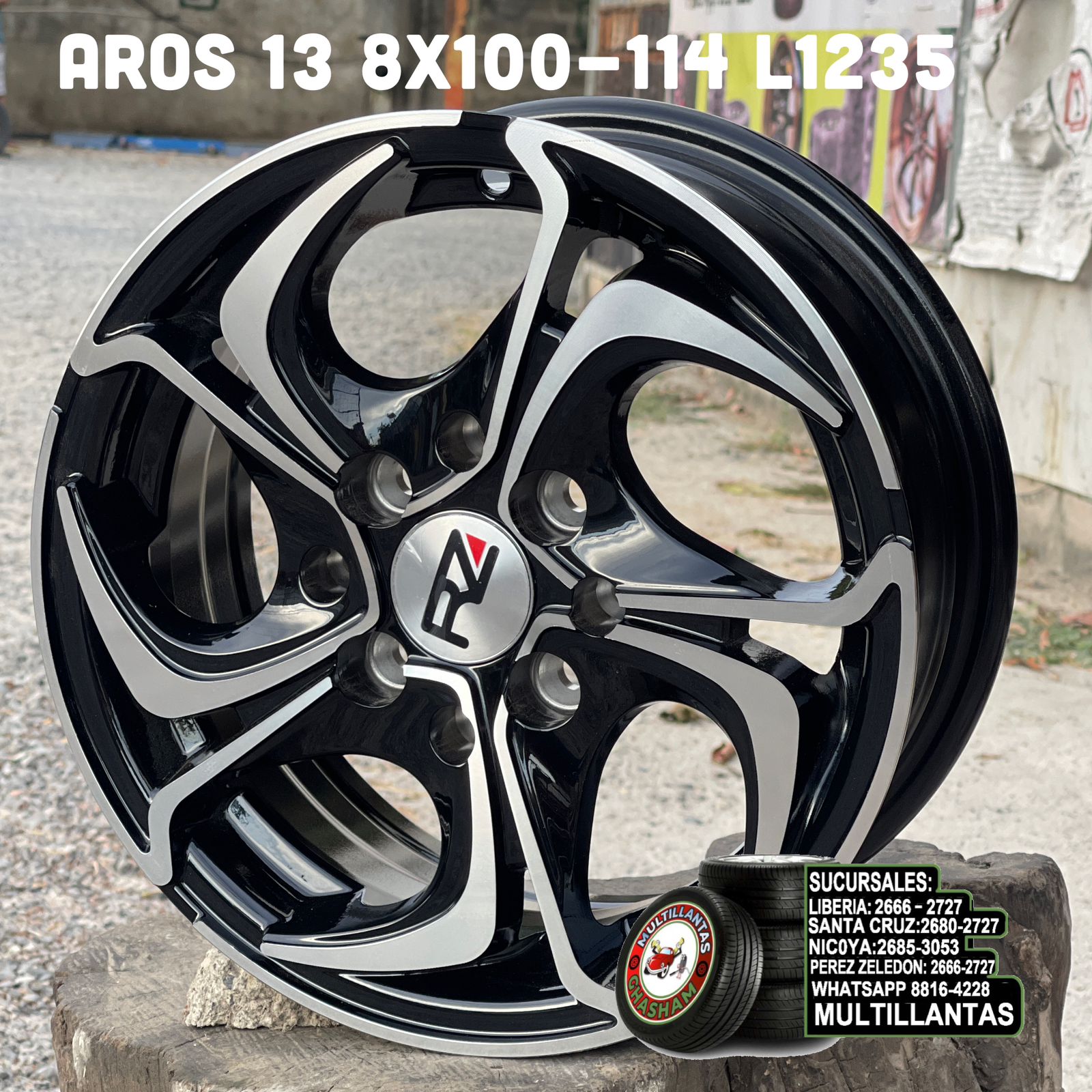 AROS # 13 4X100-114 BMF